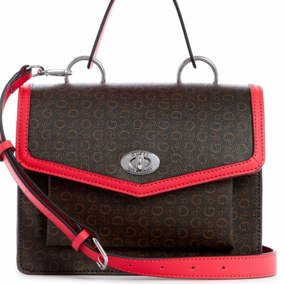 NEW GUESS Women's Crimmel Logo Crossbody Purse - Picture 1 of 8